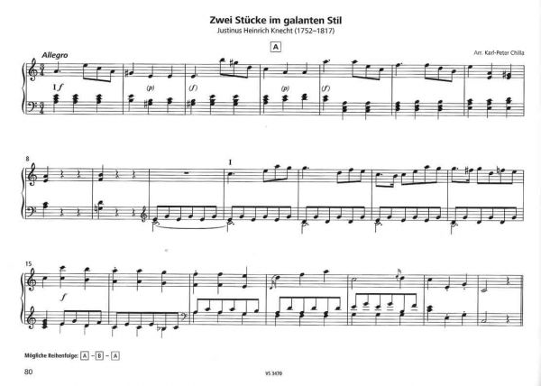 Notenbeispiel Julius Knecht